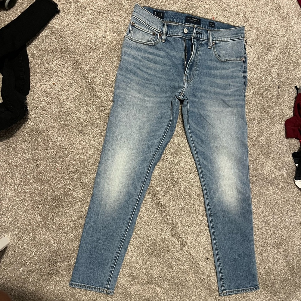 size 30 mens the lucky brand light denim jeans